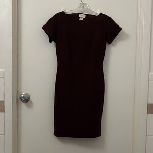 Moda International Deep Burgundy Mini Dress